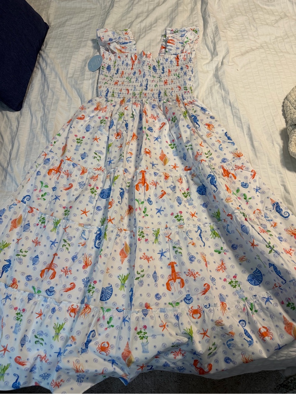 Hill House Nantucket Seas Exclusive Ellie Nap Dress NWT Medium - Picture 3 of 7